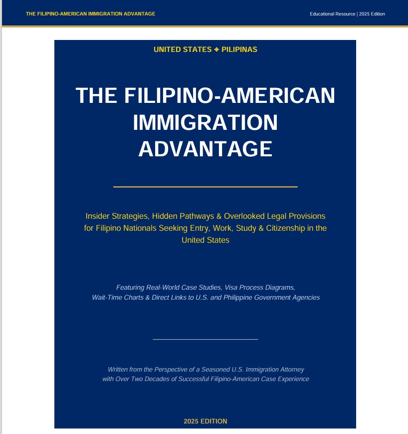 The Filipino-American Immigration Advantage — 2025 Edition (English)